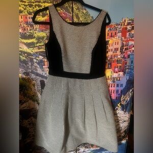 White House Black Market Two-Tone Midi Dress